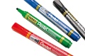 Marker permanentny N860 Pentel - ścięty - czarny