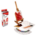 Zestaw farby olejne Daler Rowney Oil Creative Easel Set + dodatki