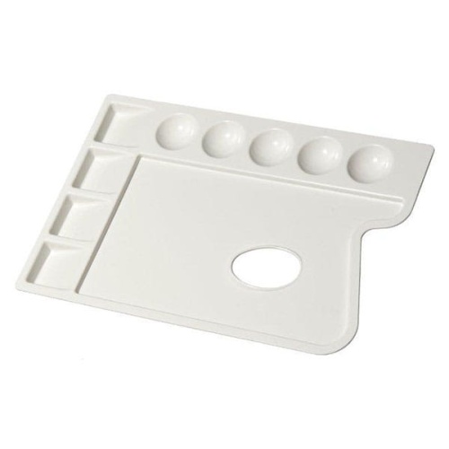 Paleta plastikowa Renesans prostokątna mała 23,5x16,5 cm