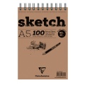 Blok szkicowy White Sketch Clairefontaine A4, 100ark. - na spirali.jpg