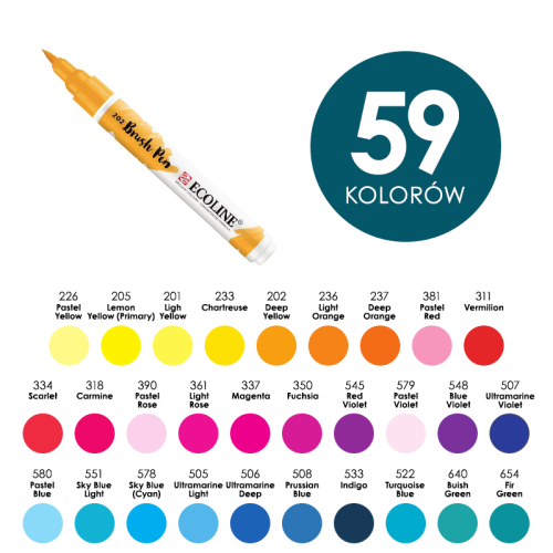 brush pen talens ecoline różne kolory 1.png