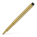 Flamaster artystyczny metaliczny Faber Castell Pitt Artist Pen - złoty