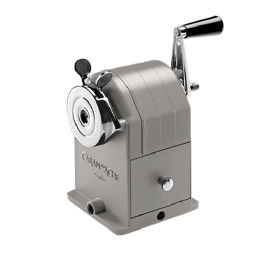 Temperówka mechaniczna metalowa Caran d'Ache na korbkę.jpg