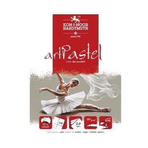 Blok do pasteli Koh-i-noor "artPastel"  A4  -  grey