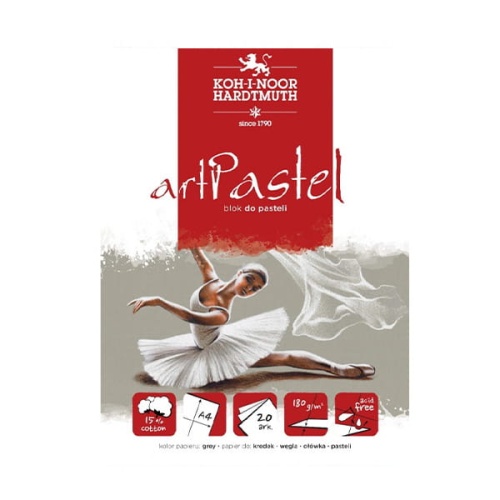 Blok do pasteli Koh i noor artPastel A4 grey.jpg