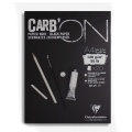 Blok szkicowy Carb'ON Clairefontaine - 120g, 20ark, A4 - czarny