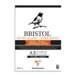 Blok szkicowy Clairefontaine Bristol - 205g, 20akr., A3
