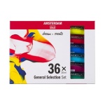 Zestaw farb akrylowych Talens AMSTERDAM General Selection Set - 36x20ml