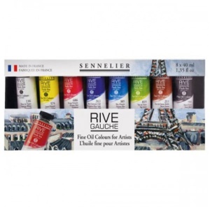 Zestaw farba olejnych Rive Gauche Fine Oil Sennelier 8x40ml