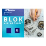 Blok milimetrowy Leniar - 20ark, A3