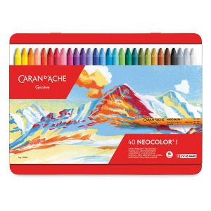 Pastele olejne Caran d'Ache Neocolor I - 40 kolorów 