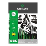 Blok techniczny Canson - 160g, 10ark, A3 - czarny