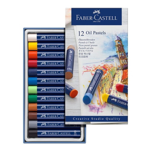 Pastele olejne FABER-CASTELL 12 kolorów