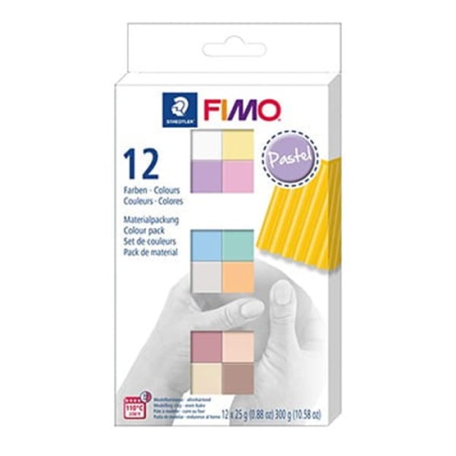 Zestaw modeliny Fimo Soft PASTEL - 12x25g