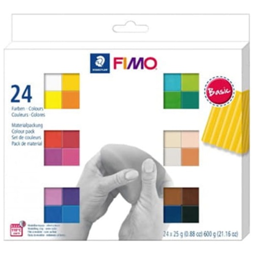 Zestaw modeliny Fimo Soft BASIC 24X25g