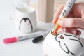 Zestaw markerów do szkła i ceramiki KREUL Glass & Porcelain Pen Glitter - 5 kol. brokatowych