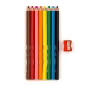 Kredki Bic Kids Super Soft trójkątne - 12 kolorów + temperówka