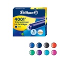 Naboje do piór Pelikan krótkie 4001 - różne kolory