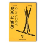 Szkicownik Clairefontaine GRAF IT SKETCH - 90g, 80k, A4