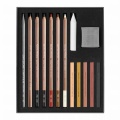 Zestaw pasteli w kredce Caran d'Ache Pastel Pencil Skin Tones & Earth Set 15 sztuk