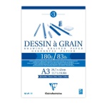 Szkicownik Clairefontaine Dessin a Grain - 180g, 30ark, A3