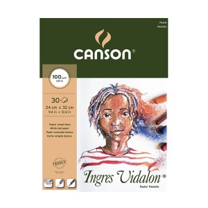 Blok do pasteli Canson Ingres Vidalon Pastel - 100g, 30ark. 24x32cm
