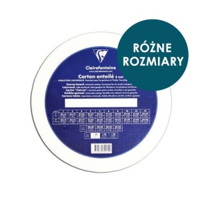 Podobrazia płytowe Clairefontaine OKRĄGŁE  - różne rozmiary