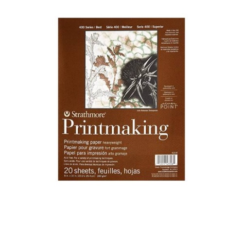 Blok do grafiki Strathmore Printmaking seria 400 Superior - 280g, 20 ark, 20,3x25,4