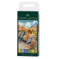 Zestaw flamastrów Faber-Castell Pitt Artist Pens Brush  - 6 kolorów - SUMMER VIBES.jpg