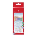 Kredki ołówkowe FABER-CASTELL ECO Zamek - 10 kolorów pastelowych 