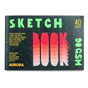 Szkicownik AURORA Softcover 90g, 40ark. 16,6x24,4cm