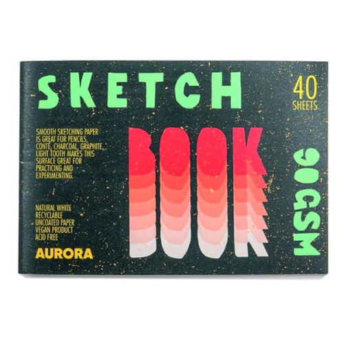 Szkicownik AURORA Softcover 90g, 40ark. 16,6x24,4cm.jpg