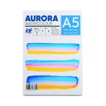 Blok do akwareli AURORA Cold Pressed (średnioziarnisty) 300g, 12 ark. A5 klejony 