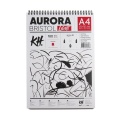Blok AURORA Bristol Light 180g, 40 ark. A4 na spirali.jpg
