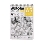 Szkicownik, blok do rysunku AURORA Light  - 90g, 50ark, A5