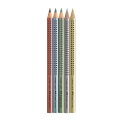 Kredki ołówkowe JUMBO GRIP METALLIC TRIANGLE FABER-CASTELL 5 kolorów metalicznych.jpg