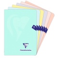 eszyt, notatnik Mimesys Pastel Clairefontaine A5, 48k., kratka - transparentny