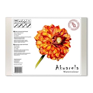 Papier akwarelowy Papier Artystyczny Cold Pressed Dalia - 300g, A3, 5ark. 