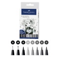 Zestaw flamastrów Pitt Artist Faber Castell MANGA BASIC SET - 8 kolorów.jpg