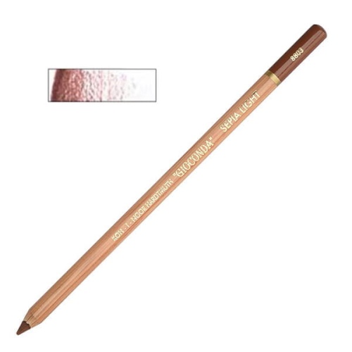 Pastel suchy Koh-i-noor GIOCONDA 8804 w drewnianej oprawie - sepia jasny brąz.jpg