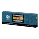  Zestaw farb temper ASTRA w tubkach 12 kolorów x 20ml 
