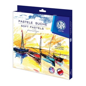 Pastele suche kwadratowe Astra Prestige Soft Pastels - 36 kolorów