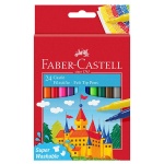 Flamastry FABER-CASTELL Zamek -  24 kolorów 
