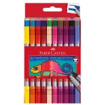 Flamastry dwustronne FABER-CASTELL - 20 kolorów