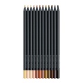 Kredki ołówkowe FABER-CASTELL Skine Tones 12 kolorów - Black Edition.jpg