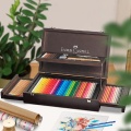 Zestaw artystyczny Faber-Castell Art & Graphic 125 elementów - drewniana kaseta