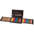 Zestaw artystyczny Faber-Castell Art & Graphic 125 elementów - drewniana kaseta