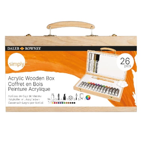 Zestaw artystyczny Daler  Rowney Simply - 26 sztuk .jpg