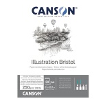 Blok szkicowy Canson Illustration Bristol Pad - 250g, 20ark, A4 