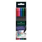 Cienkopisy Faber-Castell GRIP FINEPEN - zestaw 5 kolorów standardowych 